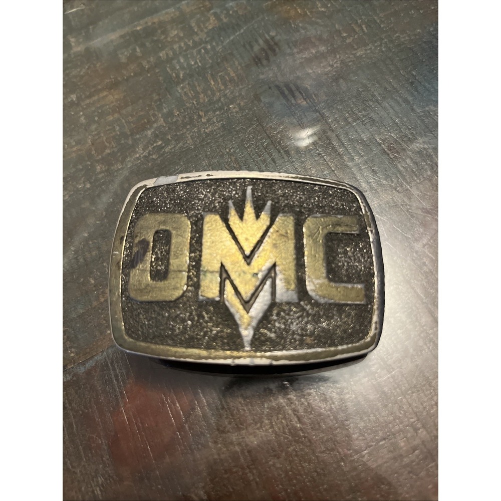 WG01133 NICE VINTAGE 1970s **OMC** OWATONNA MANUFACTURING CO. MINING BELT BUCKLE